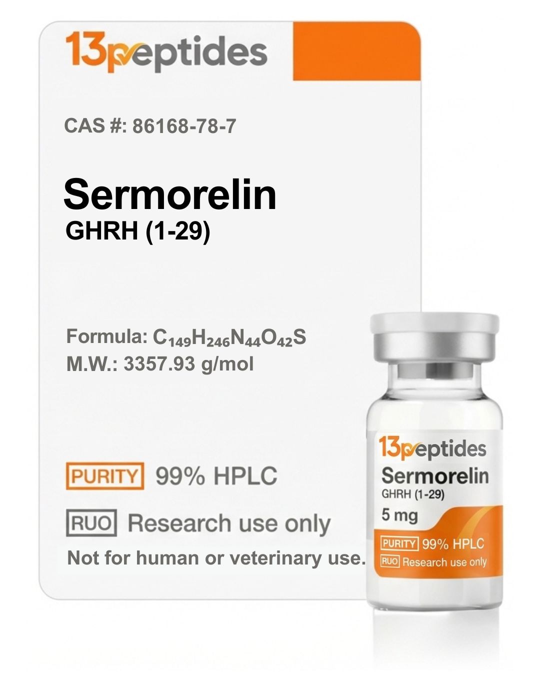 Sermorelin 5MG – Research Peptide